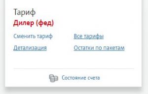 Узнаём интернет-тариф через интернет 